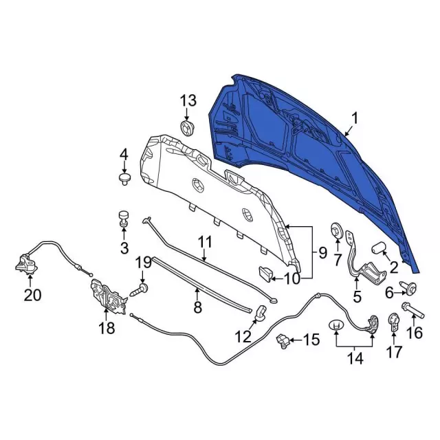 ford focus parts diagram