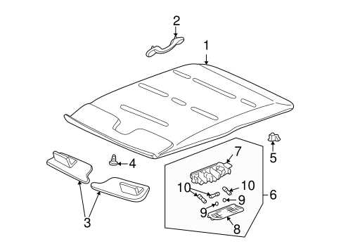 2004 chevy avalanche parts diagram