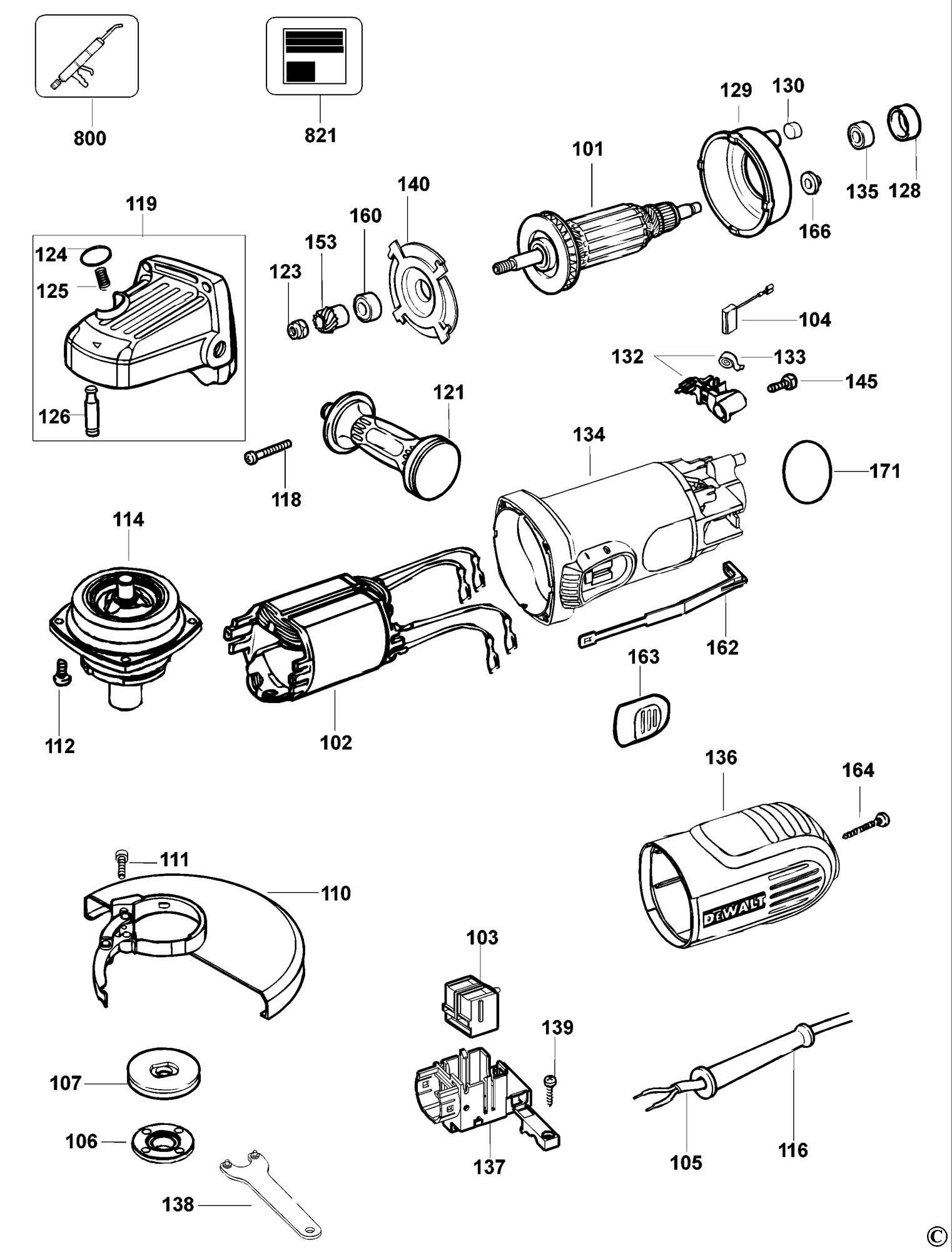 dewalt dw321 parts diagram