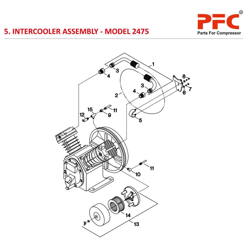 air compressor parts diagram