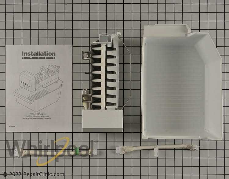 whirlpool refrigerator ice maker parts diagram