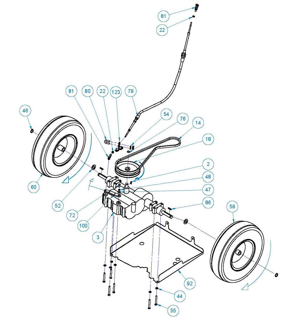 sweepster parts diagram