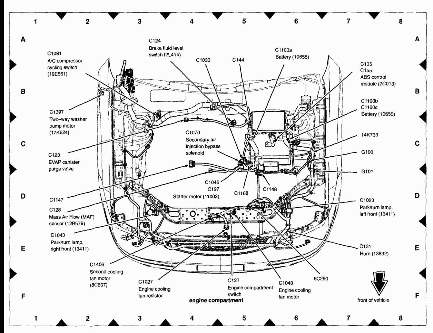 2005 ford focus parts diagram