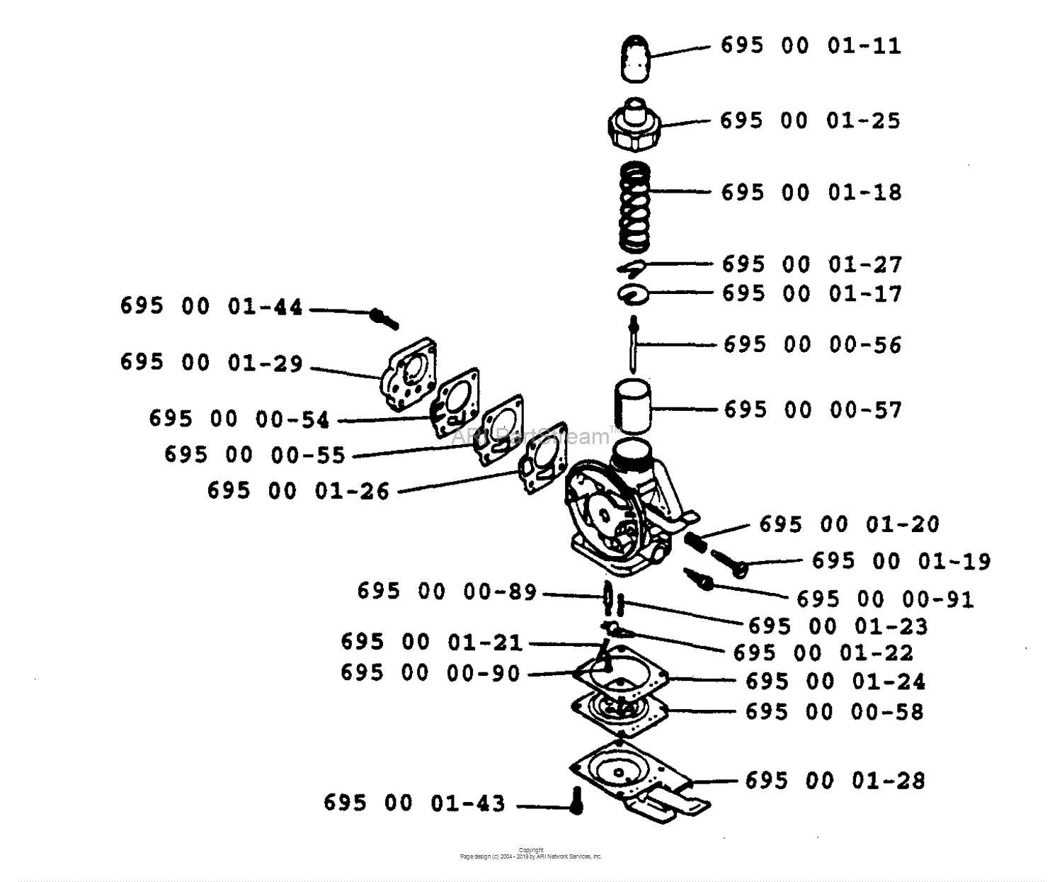 husqvarna 40 parts diagram