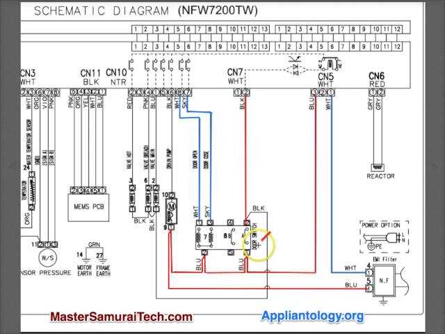 amana washer parts diagram