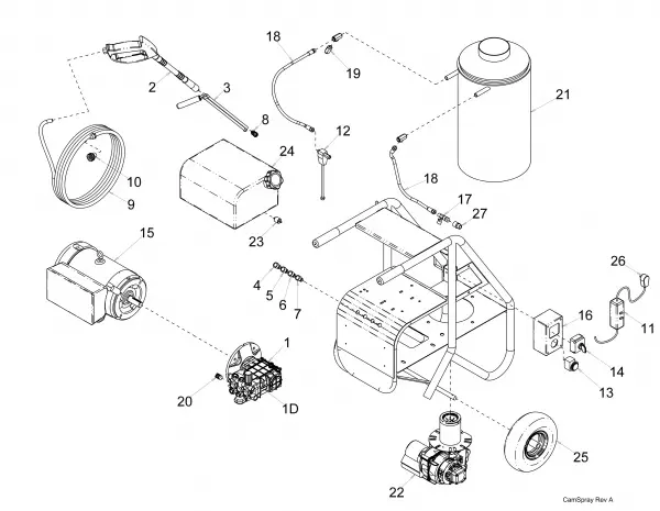 coleman generator parts diagram