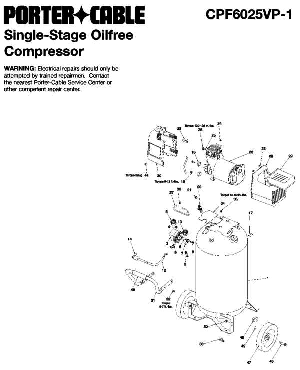 husky 60 gallon air compressor parts diagram