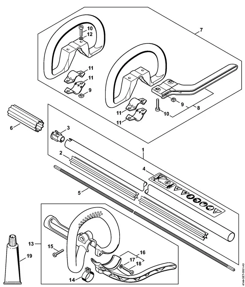 stihl fs 110 parts diagram