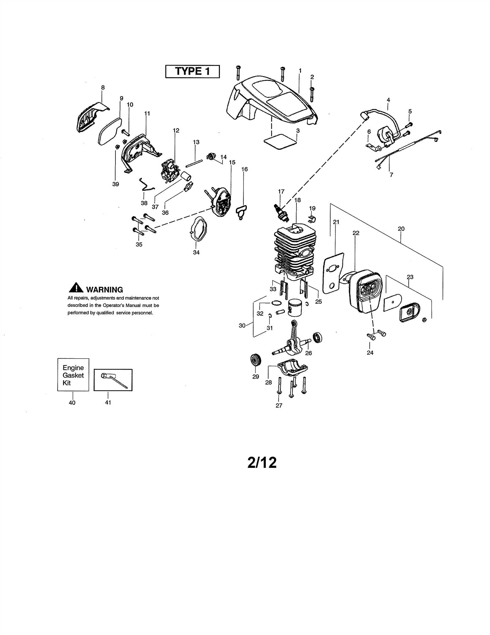 poulan chainsaw parts diagram