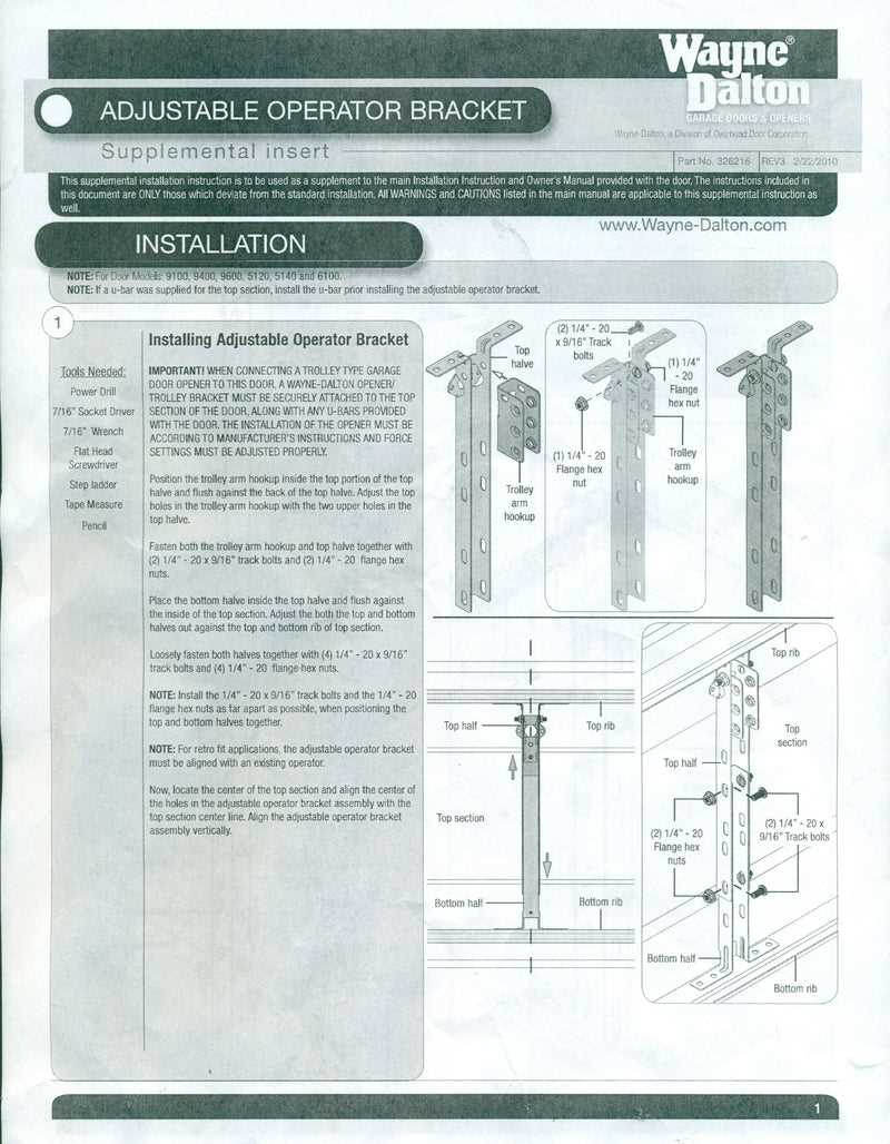 wayne dalton garage door parts diagram