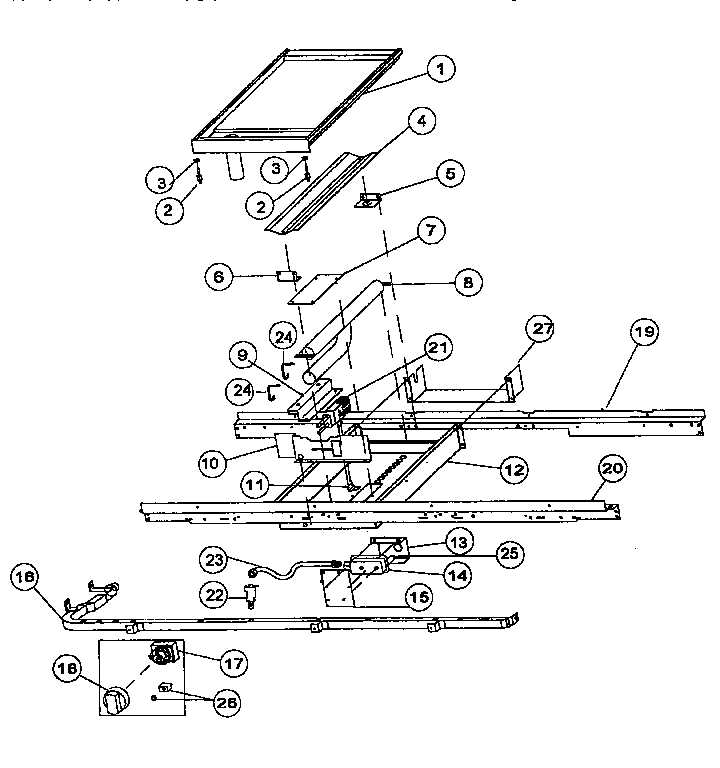 viking gas range parts diagram