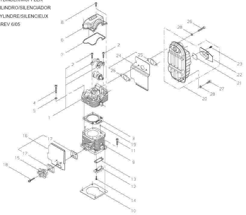 gator tail parts diagram