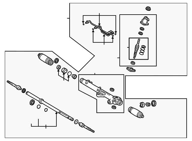 rack and pinion parts diagram