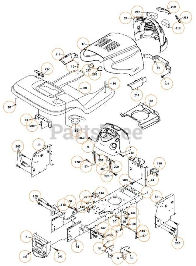 yth2454 parts diagram