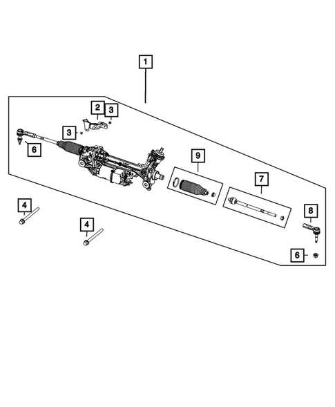 jeep steering parts diagram