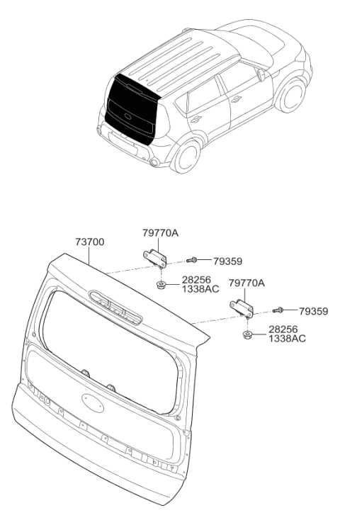 2015 kia soul body parts diagram