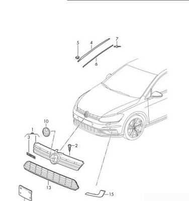 volkswagen golf parts diagram