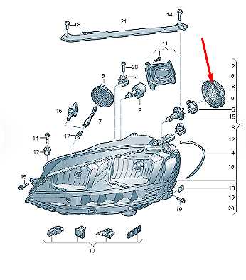 volkswagen golf parts diagram