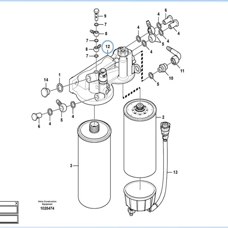 volvo d13 parts diagram