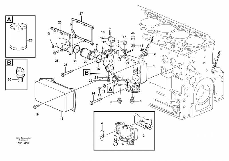 volvo d13 parts diagram