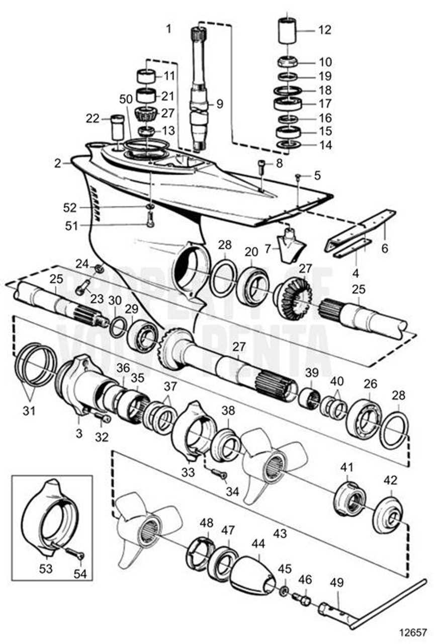 volvo penta 290 dp outdrive parts diagram