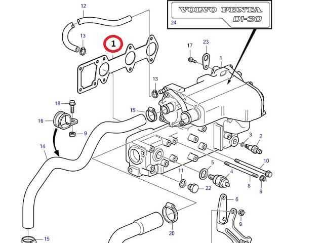 volvo penta marine parts diagram