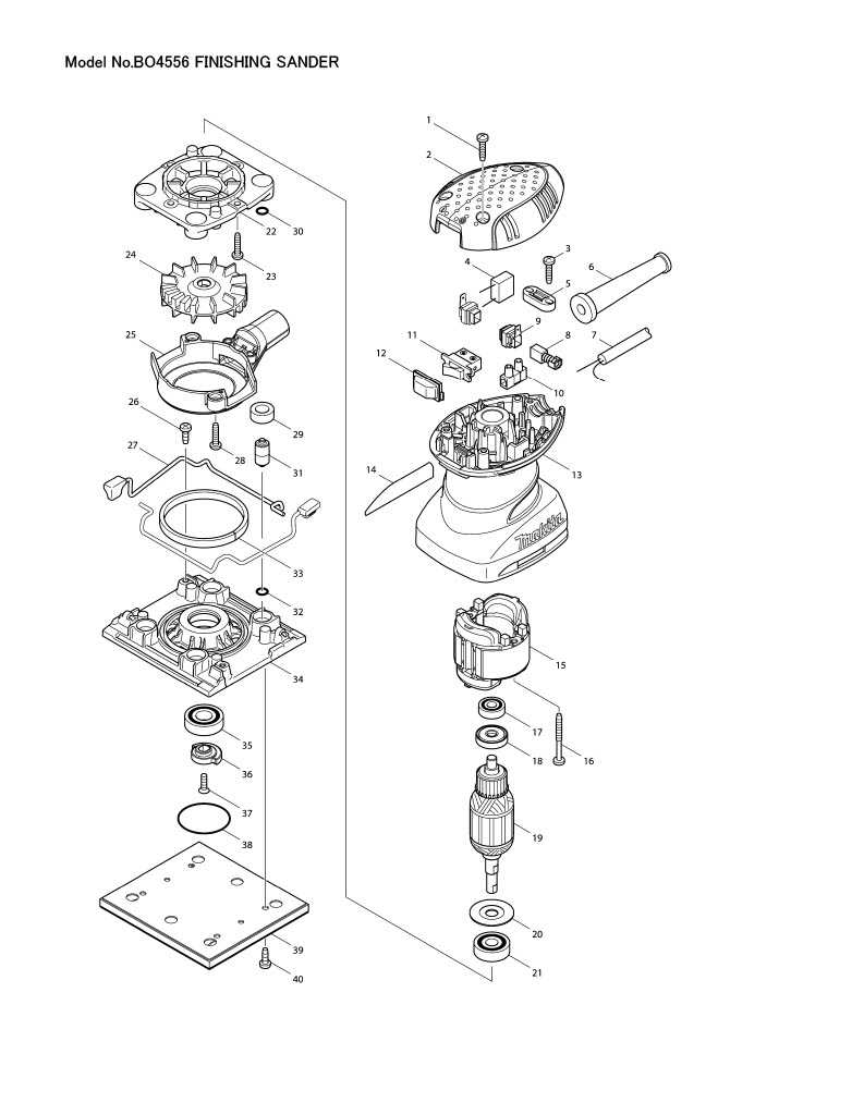 makita bhp452 parts diagram