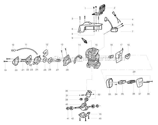 poulan p3314 parts diagram