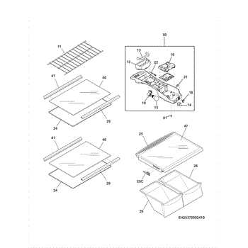 kenmore fridge parts diagram