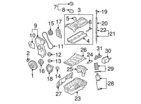 vw 2.5 engine parts diagram