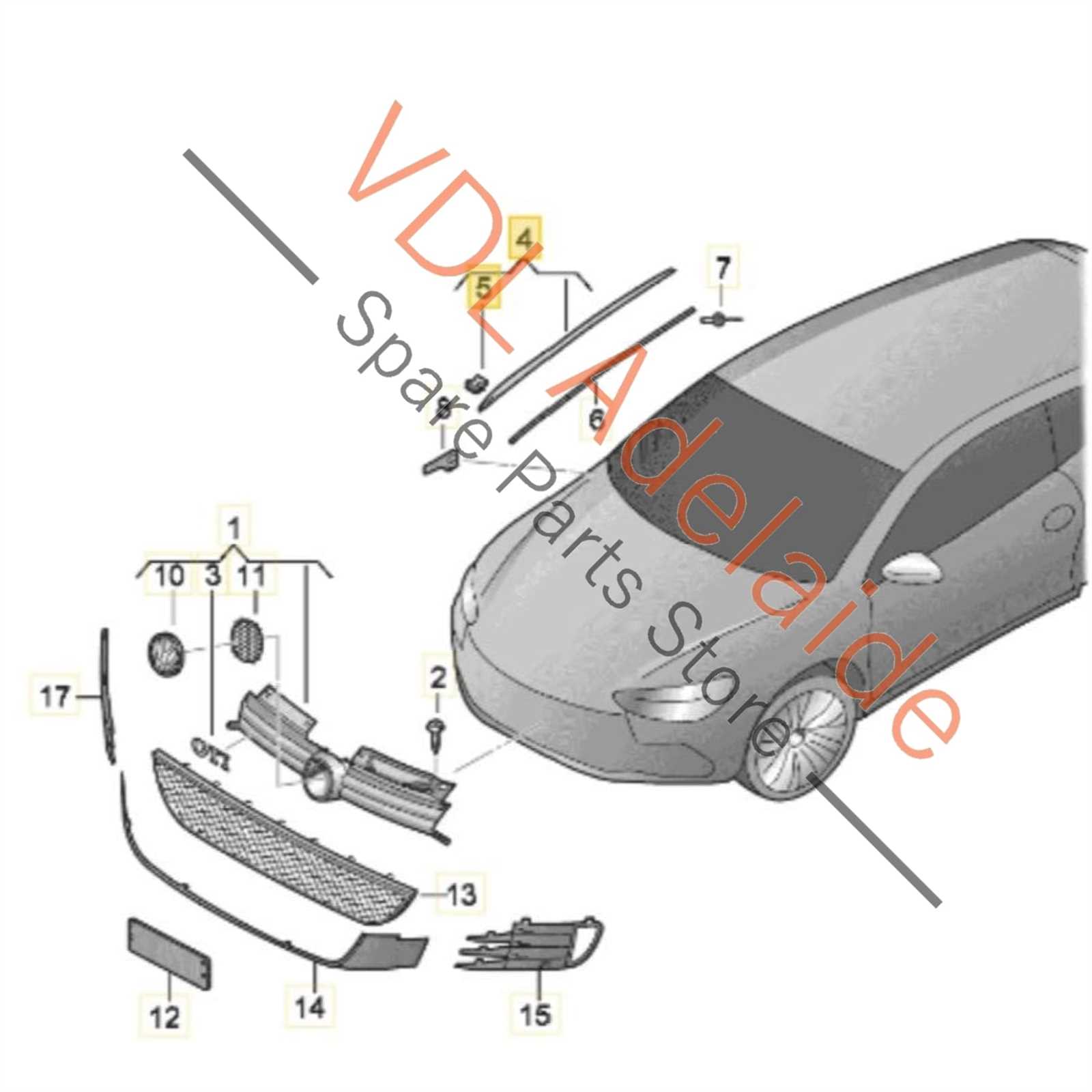 vw golf mk6 parts diagram