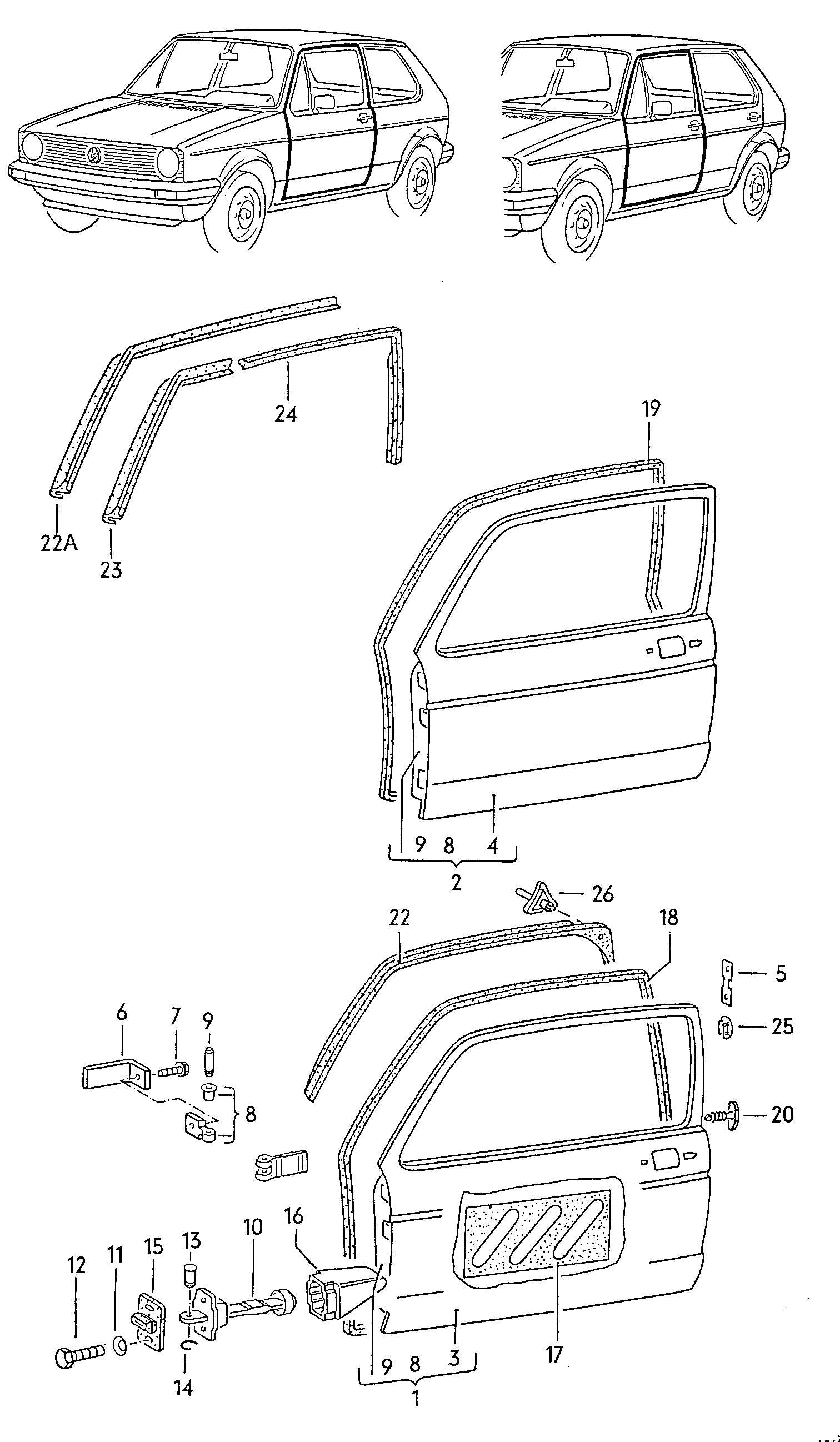 vw oem parts diagram