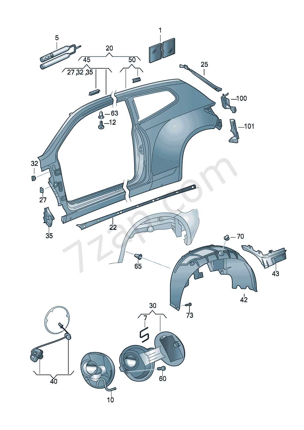 vw scirocco parts diagram