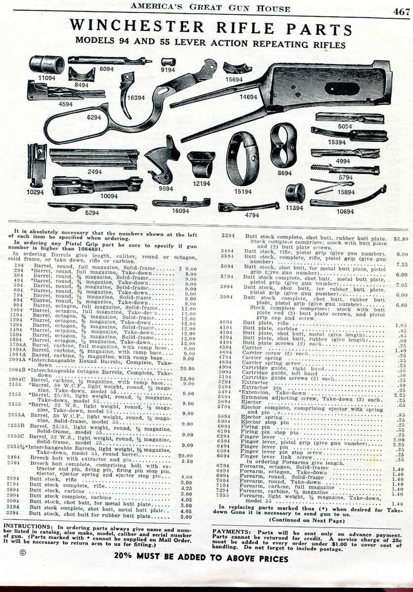 model 94 parts diagram