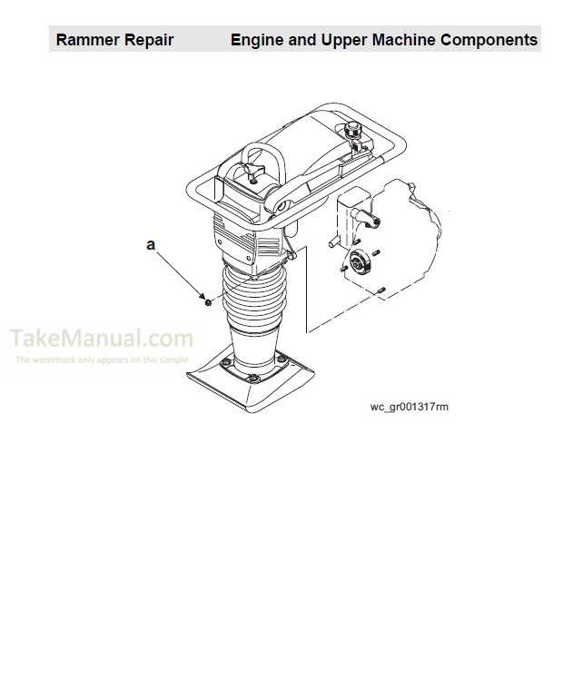 wacker bs600 parts diagram