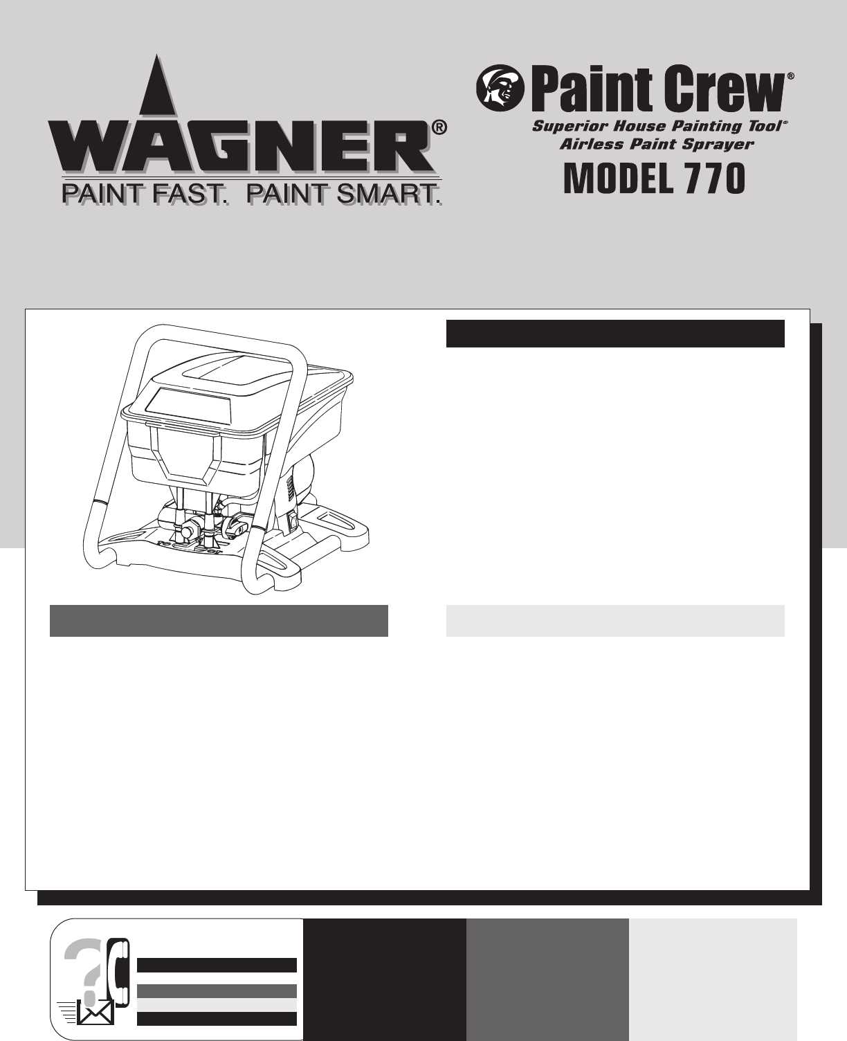 wagner 770 paint sprayer parts diagram