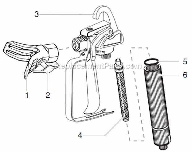 wagner 770 paint sprayer parts diagram