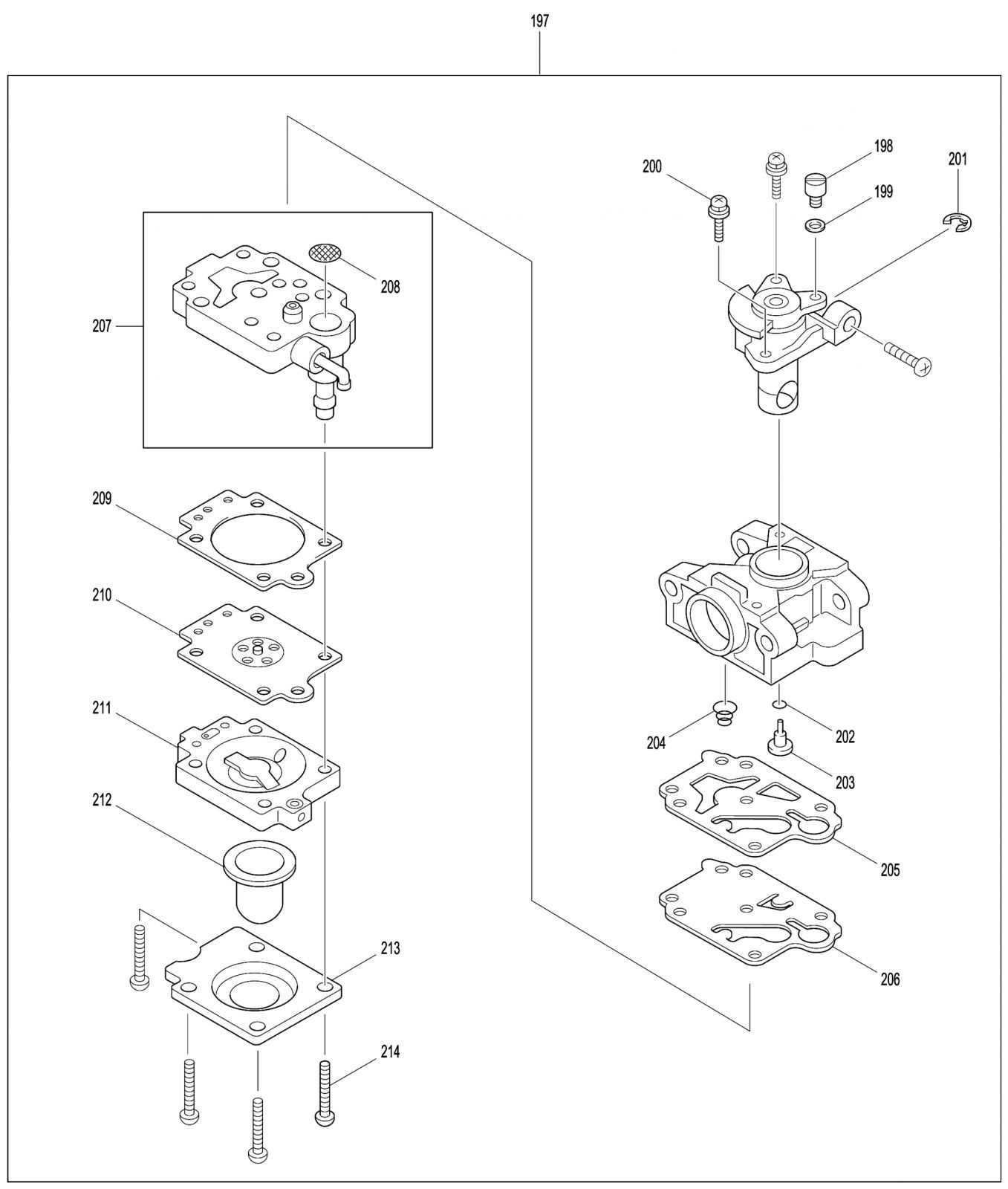 walbro wyl carburetor parts diagram