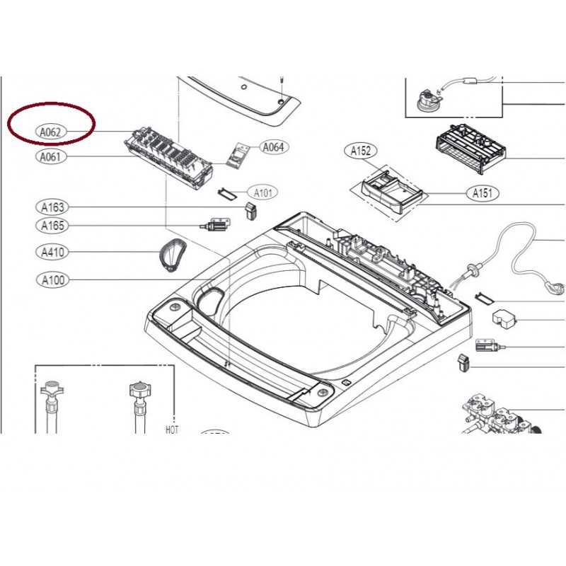 washing machine parts diagram