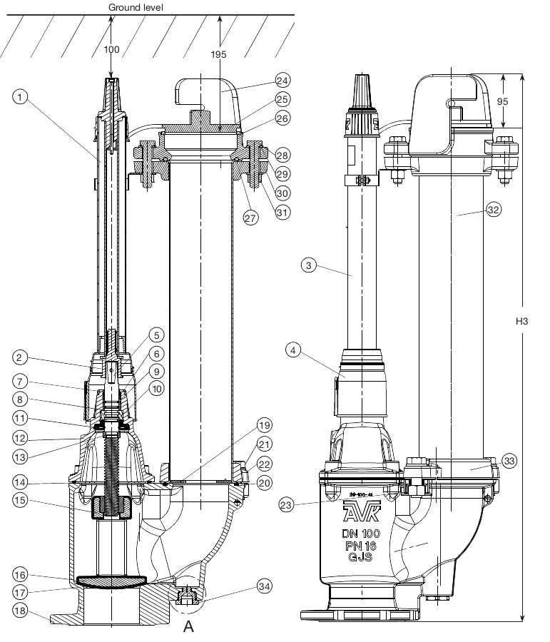 waterous fire hydrant parts diagram