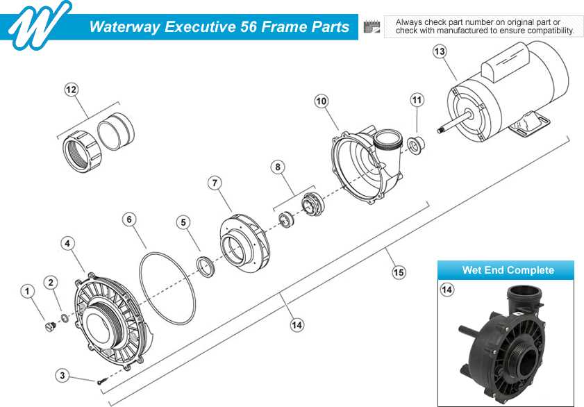 waterway pool filter parts diagram