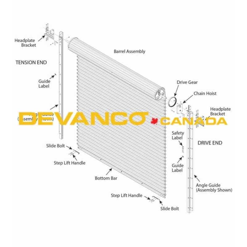 wayne dalton garage door parts diagram