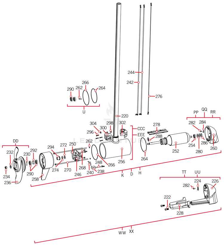 lower unit parts diagram