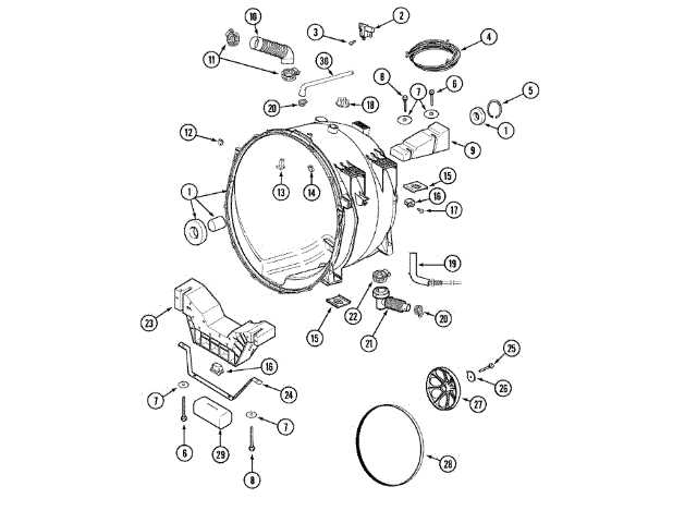 maytag neptune dryer parts diagram