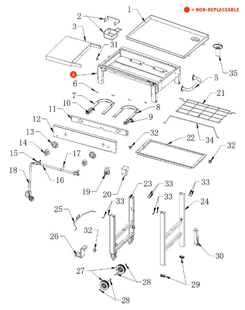 weber genesis 310 parts diagram