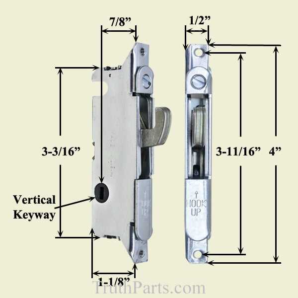 weiser lock parts diagram