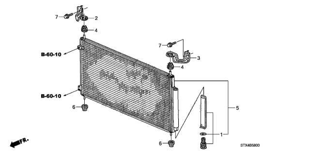 condenser parts diagram