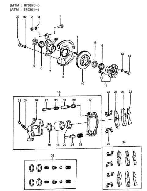 wheel bearing parts diagram