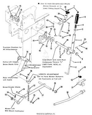 wheel horse tractor parts diagram