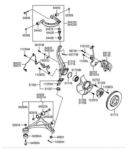 wheel hub parts diagram